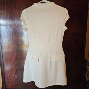 White mini dress. NEW without tags.